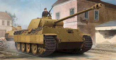Produktbild von Hobbyboss 84506 - 1/35 WWII German Sd.Kfz.171 PzKpfw Ausf A w/ Zimmerit - Neu