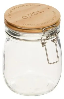 Zdjęcie produktu dla Słoik z pokrywką, szklany, 750 ml