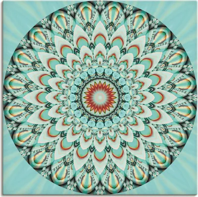 Produktbild von ARTland Leinwandbild Mandala Integrität Größe: 50x50 cm