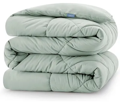 Produktbild von Bettdecke 240x260 cm für 4 Jahreszeiten, Mikrofaser 300gsm, Grün