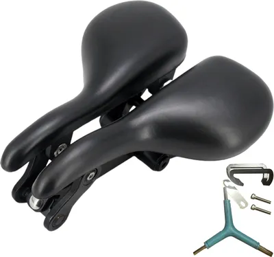 Produktbild von Fahrradsattel, atmungsaktiv, stoßdämpfend, für Herren und Damen, universell, für MTB, Rennrad, Mountainbike, Fahrradsattel, Ersatz-Fahrradzubehör