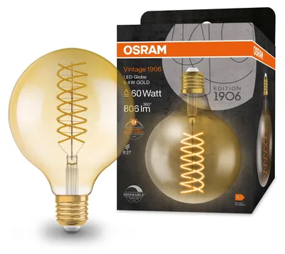 Produktbild von OSRAM G125 E27 LED-Flexfilament 60W warmweiß