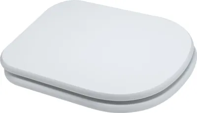 Produktbild von Weißer Mdf-WC-Sitz, kompatibel mit dem Modell Oasi