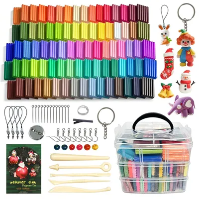 Productafbeelding van Solidchoice - Set van 82 Kleuren Klei voor Creatieve Projecten