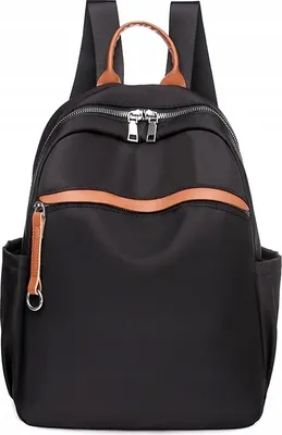 Immagine prodotto di Zaino da donna - Urbano - Sportivo - Spazioso - Nero - Idrorepellente - Leggermente imbottito
