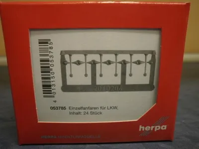 Produktbild von Herpa Z Zubehör LKW Einzelfanfaren, 24 Stück 053785