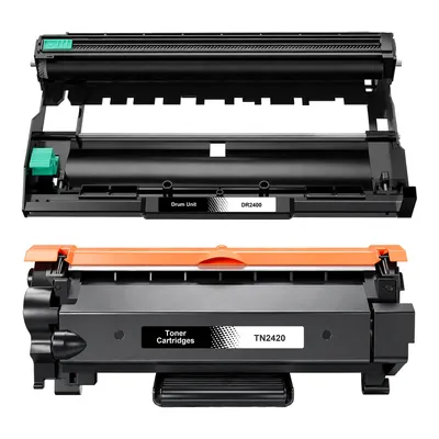 Produktbild von D&C 1 x TN2420 TN2410 Toner und 1x DR2400 Trommel Kompatible für Brother TN-2420 TN-2410 Toner für Brother MFC L2710DW HL-L2350DW HL-2310D DCP-L2530DW