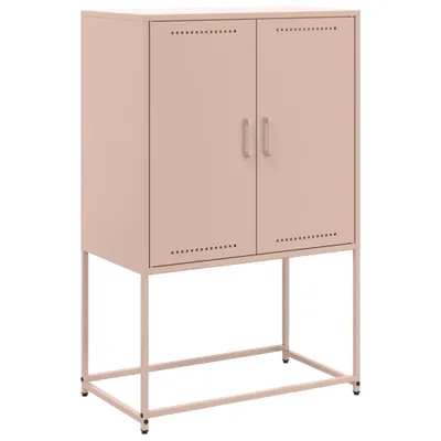 Image de Meuble TV blanc 100,5x39x60,5 cm acier