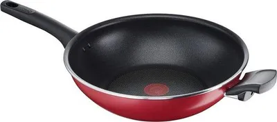Obrázek produktu pro Famanu pánev 30 cm – vhodná pro indukční sporáky, plynové sporáky a trouby – s ukazatelem teploty – s titanovým povrchem