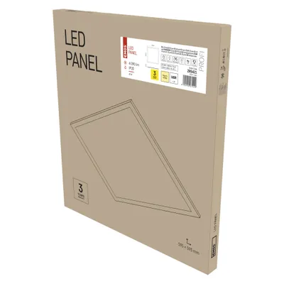 EMOS LED panel MAXXO 60 x 60 cm, 40 W, 4090 lm, teplá bílá, UGR, ZR5421