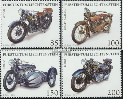 Produktbild von Briefmarken Liechtenstein 2016 Mi 1824-1827 (kompl.Ausg.) postfrisch Motorräder