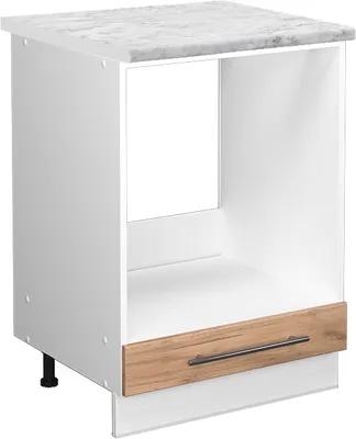 Obrázek produktu pro Skříňka na vestavěnou troubu Vicco Fame-Line Zlatý mocný dub 60 cm , PD Mramor, Model 46378