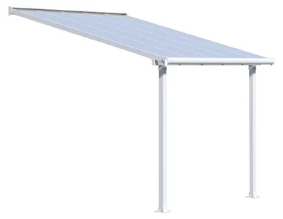 Produktbild von Palram - Canopia Aluminium Terrassenüberdachung Olympia Weiß 295x307x305 cm