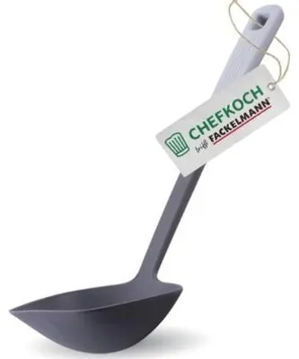 Produktbild von Schwarze Schöpfkelle für Suppen