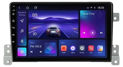 Obrázek produktu pro CarPlay, multimediální přehrávač, ovládání z volantu, navigační systém, kompatibilní s modelem Suzuki Grand Vitara 3 (2005-2015), kód T6C