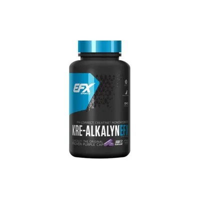Productafbeelding van EFX Sports creatine Kre-alkalyn, 120 capsules, artikelnummer 15058
