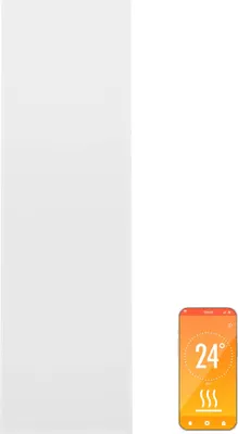 Image de Klarstein radiateur infrarouge avec thermostat, chauffage électrique 320 W, chauffage infrarouge pour maison connectée pour montage mural, IR avec contrôle par application et détection de fenêtre ouverte, radiateur efficace pour pièces humides,
