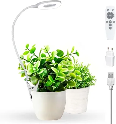 Obrázok produktu pre LED rastová lampa s plným spektrom – 10 W, 56 LED, 3 režimy