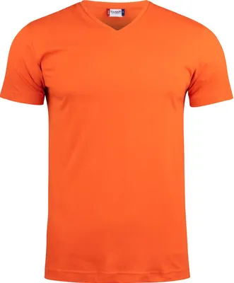 Produktbild von T-Shirt Basic-T mit V-Ausschnitt, enger Passform und Nackenband