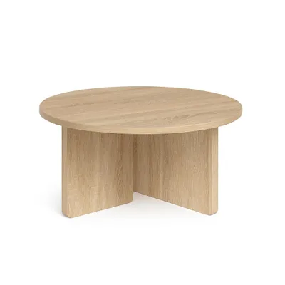 Zdjęcie produktu dla Stolik kawowy FAVI, 75 cm, minimalistyczny i ponadczasowy - dąb Sonoma