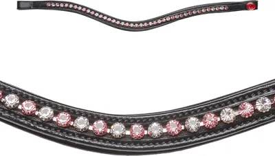 Produktbild von Kieffer Stirnriemen für Trense - Crystal Rose - Vollblut