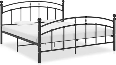 Immagine prodotto di Maison Exclusive - Struttura letto in metallo nero 160x200 cm