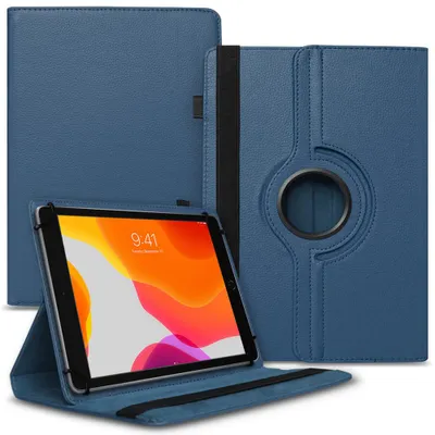 Produktbild von Tablet Hülle für Pritom M10 10,1 Zoll Tasche Schutzhülle Case Cover 360 DrehbarFarben:Blau