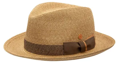 Mayser Bortenhut Player Samuel mit UV Schutz 80 in braun