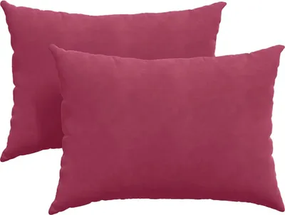 Obrázok produktu pre vidaXL Vankúše na pohovku, 2 ks, vínovočervené, 70 x 50 cm, manšestr
