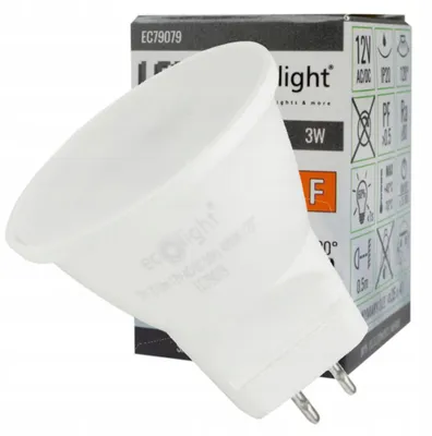 Obrázok produktu pre LED žiarovka MR11 3 W 4000 K 12 V AC/DC