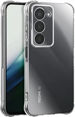Produktbild von Avizar, Hülle für Xiaomi Redmi 15 5G stoßfest mit verstärkten Ecken, Transparent