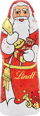 Produktbild von Lindt Schokoladen-Figur Weihnachtsmann Vollmilch - 45 x 40 g
