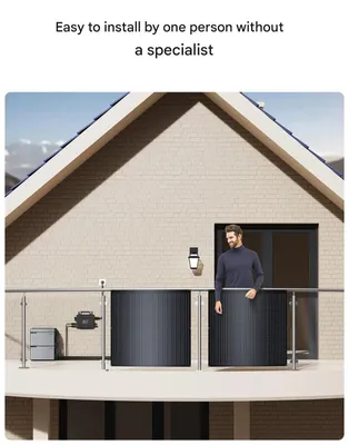 Obrázok produktu pre Solárny systém 960 W – Súprava solárnych panelov pozostávajúca zo 4 panelov (240 W každý) a mikromeničom 800 W – Kompaktný a ľahký