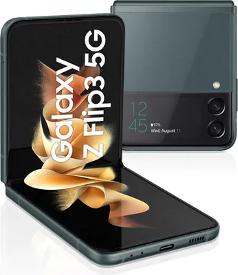 Produktbild von Samsung Galaxy Z Flip3 5G 17 cm (6.7") Single SIM Android 11 USB Typ-C 8 GB 256 GB 3300 mAh Grün