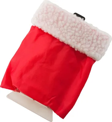 Produktbild von LUXUS Eiskratzer für Autoscheiben Eisschaber mit Handschuh Frostkratzer Auto NEU, Farbe:Rot