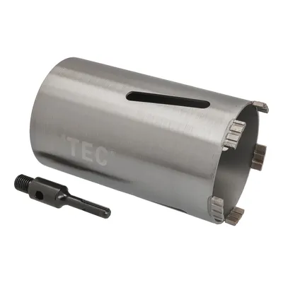 Produktbild von Diamantbohrkrone Ø 112 mm Nutzlänge 180 mm mit SDS+-Aufnahme 100 mm Segmenthöhe 10 mm Diamant Bohrkrone Trockenbohrkrone Kernbohrer Betonbohrkrone Kernbohrkrone BTEC