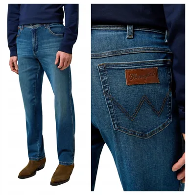 Zdjęcie produktu dla Wrangler | Klasyczne jeansy męskie Texas Rouge, model W32, długość nogawki L30
