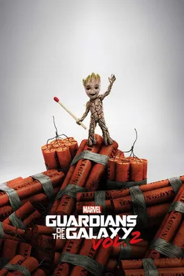 Obrázek produktu pro Pyramida Strážci Galaxie Vol. 2 Groot Dynamite Poster 61x91,5cm.