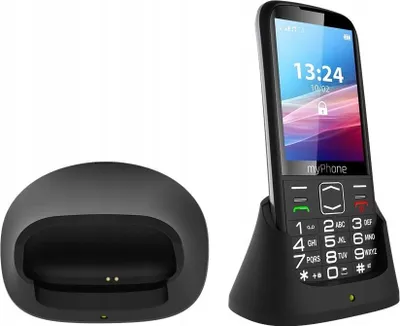 Zdjęcie produktu dla myPhone HALO 4 LTE Cradle (czarny) Single SIM 3,5" TFT 320x480/128MB/64MB RAM/karta SD/4G LTE