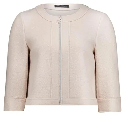 Produktbild von Blazerjacke Kurz 3/4 Arm 9104 Pastel Sand Größe 46