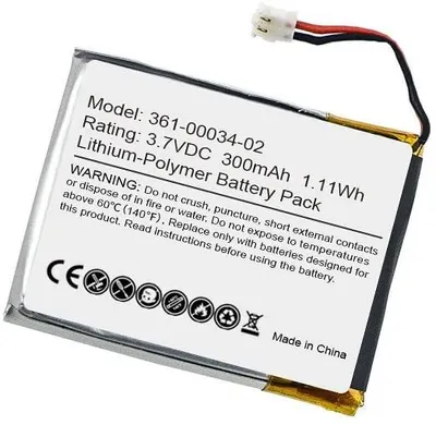Produktbild von Akku 3.7V 300mAh1.11Wh 361-00034-02 Kompatibel mit Garmin Fenix 3 / Fenix 3 HR Ersatzakku Smartwatch 300mAh Ersatzuhr