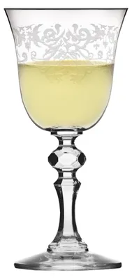Produktbild von KROSNO Krista Deco Weißweingläser, 6er-Set, 180 ml