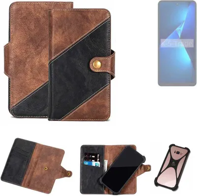 Produktbild von K-S-Trade Handyhülle Schutzhülle Bookstyle Case kompatibel mit Tecno Pova 5 Klapphülle Cover Hülle Schutztasche 1x