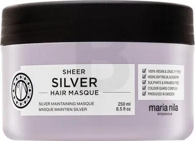 Obrázek produktu pro Maria Nila Sheer Silver Hair Masque posilující maska pro platinově blond a šedivé vlasy 250 ml