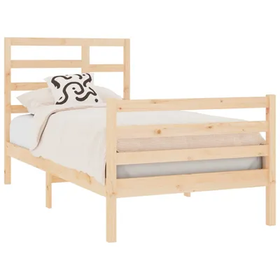 Produktbild von vidaXL Massivholzbett 75x190 cm