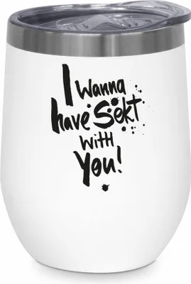 Immagine prodotto di PPD Wanna Have Sparkling Wine Thermo Mug, Thermo Mug, Coffee To Go, Iso Mug, 350 ml, 604590