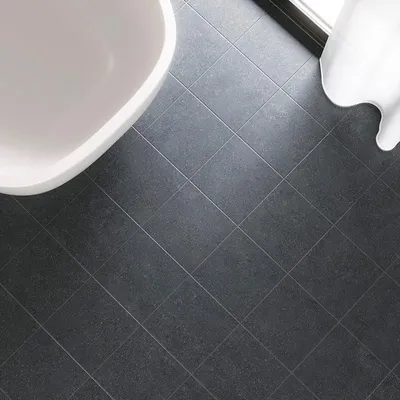 Produktbild von Fliese Terrazzo Anthrzit Schwarz Matt | 20x20 cm | 0.68 m²/s
