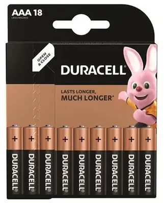 Obrázok produktu pre Batéria, mikro AAA, 18ks, DURACELL "Basic"
