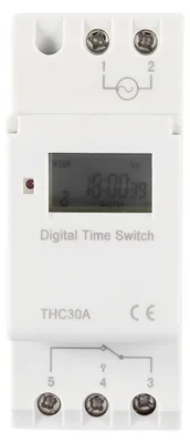 Obrázok produktu pre THC 30A Digitálny časovač, programovateľné elektronické časové riadenie (12 V)