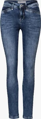 Produktbild von Street One Slim-Fit Jeans 'Style York', A378796, Medium Blue Random, Gr. 29 x 30